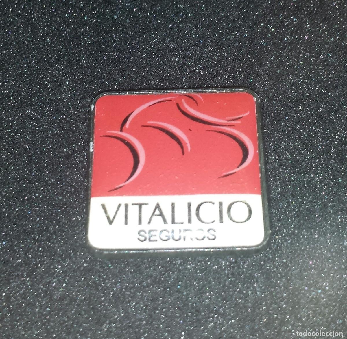 Pins de colecci&oacute;n: ANTIGUO PIN VITALICIO SEGUROS