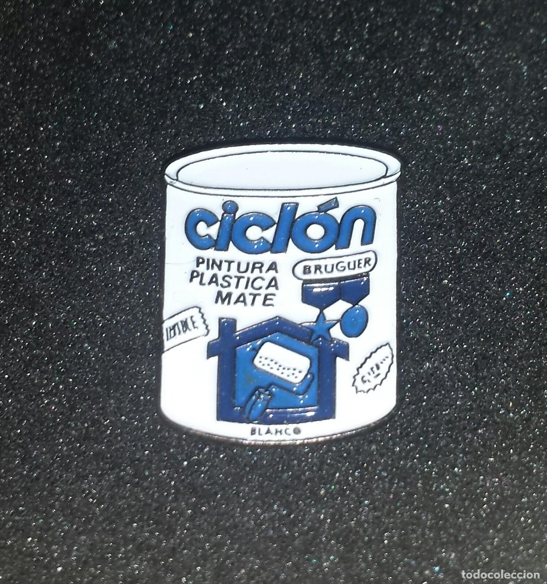 Pins de colecci&oacute;n: ANTIGUO PIN PINTURA PLASTICA MATE CICLON