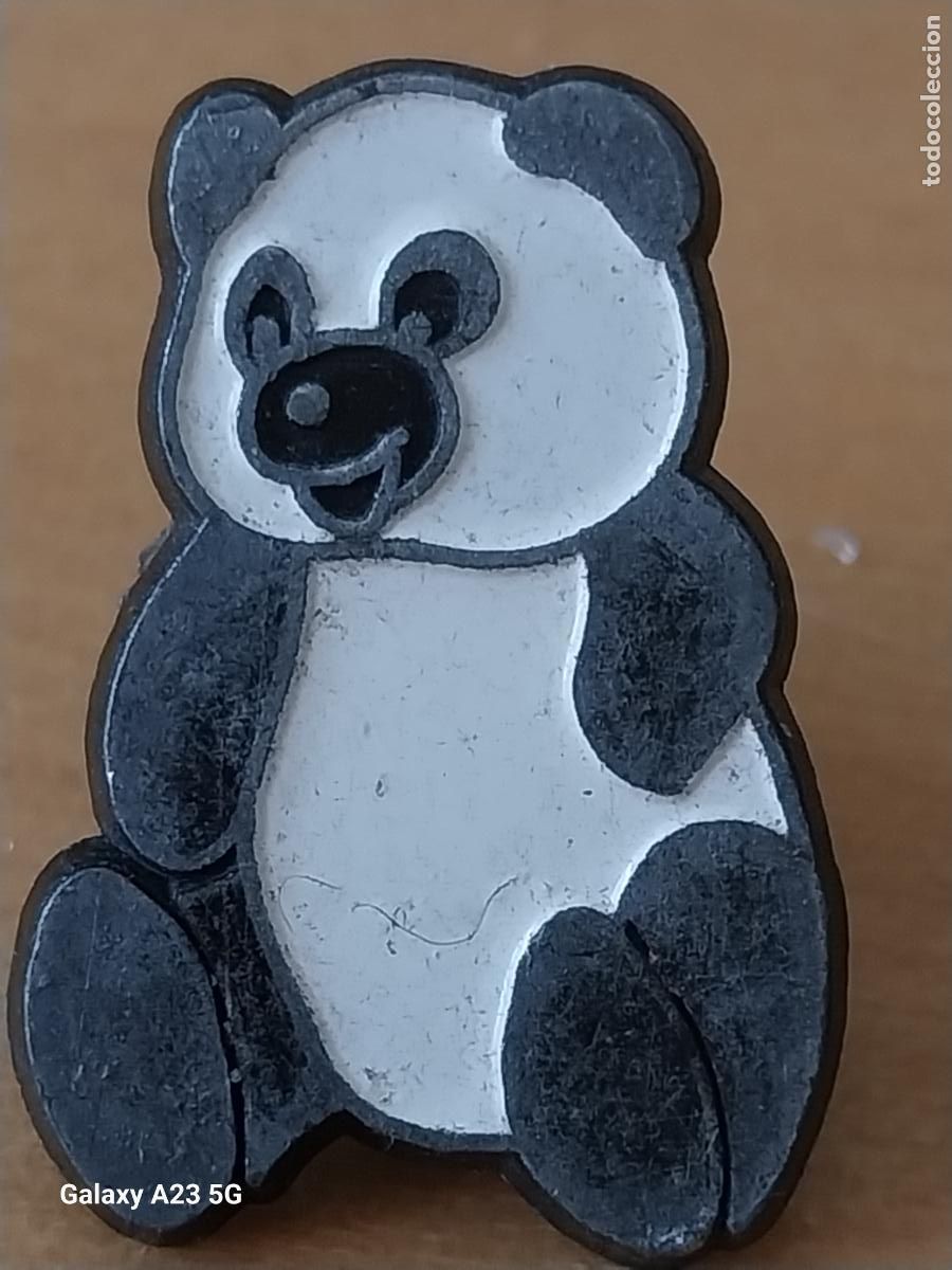 Pins de colecci&oacute;n: PANDA PIN PINCHO 2.5CMS ALTO OSO PINTURA LACADA