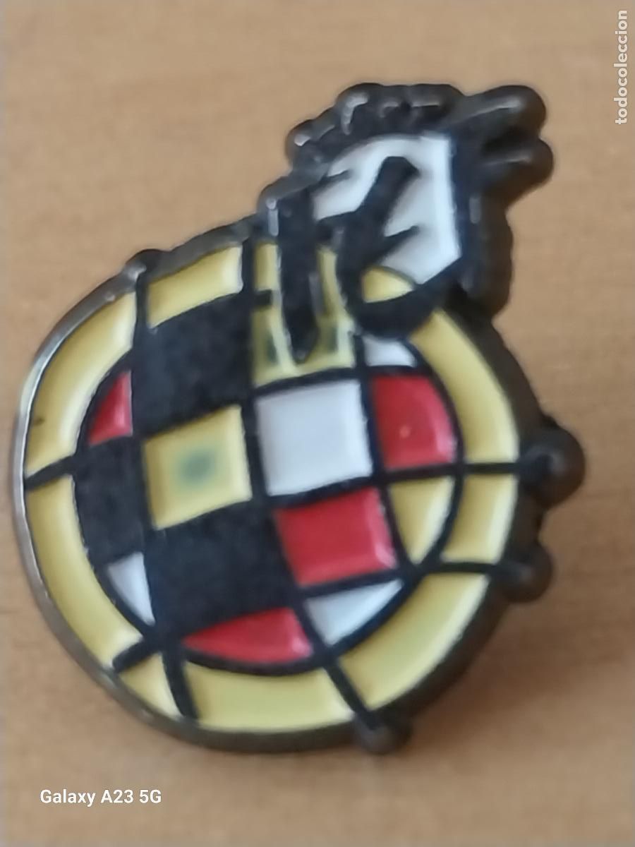 Pins de colecci&oacute;n: FEDERACION ESPA&Ntilde;OLA FUTBOL PIN PINCHO 1.8CMS ALTO F.E.F. PINTURA LACADA