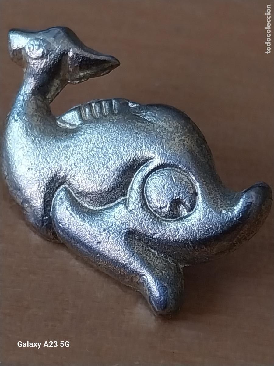 Pins de colecci&oacute;n: PEZ PESCAO PIN PINCHO 2.5CMS LARGO METAL DORADO VINTAGE