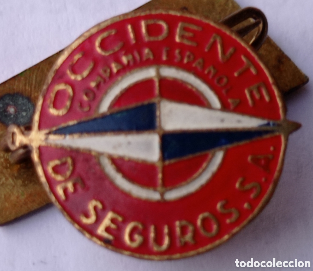 Pins de colecci&oacute;n: PIN AGUJA OJAL SEGUROS OCCIDENTE