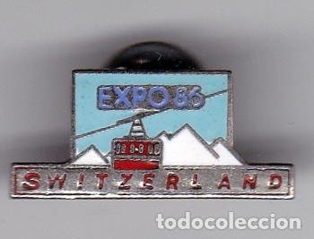 Pins de colecci&oacute;n: Pin pabell&oacute;n Suiza (Switzerland) Expo 86 Vancouver.