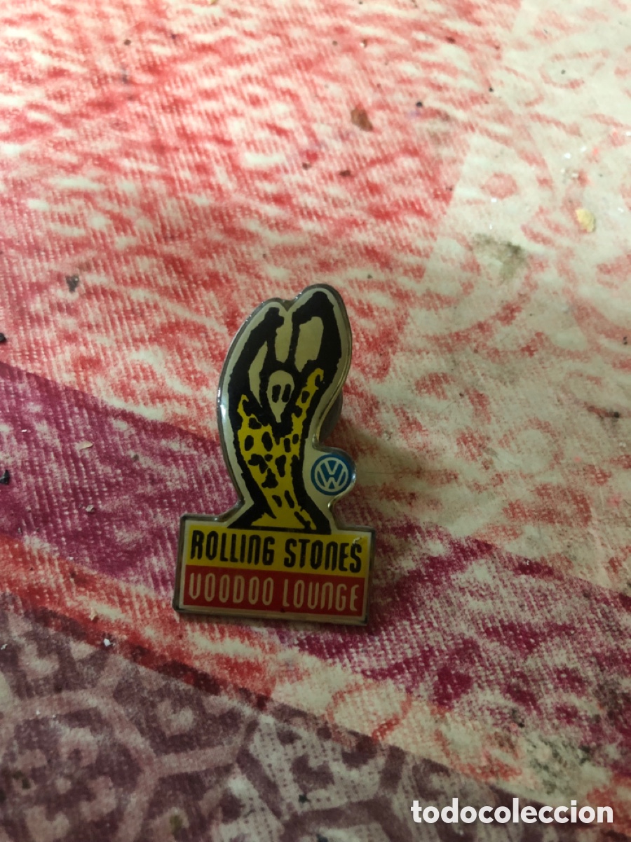 Pins de colecci&oacute;n: PIN - ROLLING STONES - WOODOO LOUNGE - GRUPO DE MUSICA - VOLKSWAGEN - RARO / 8