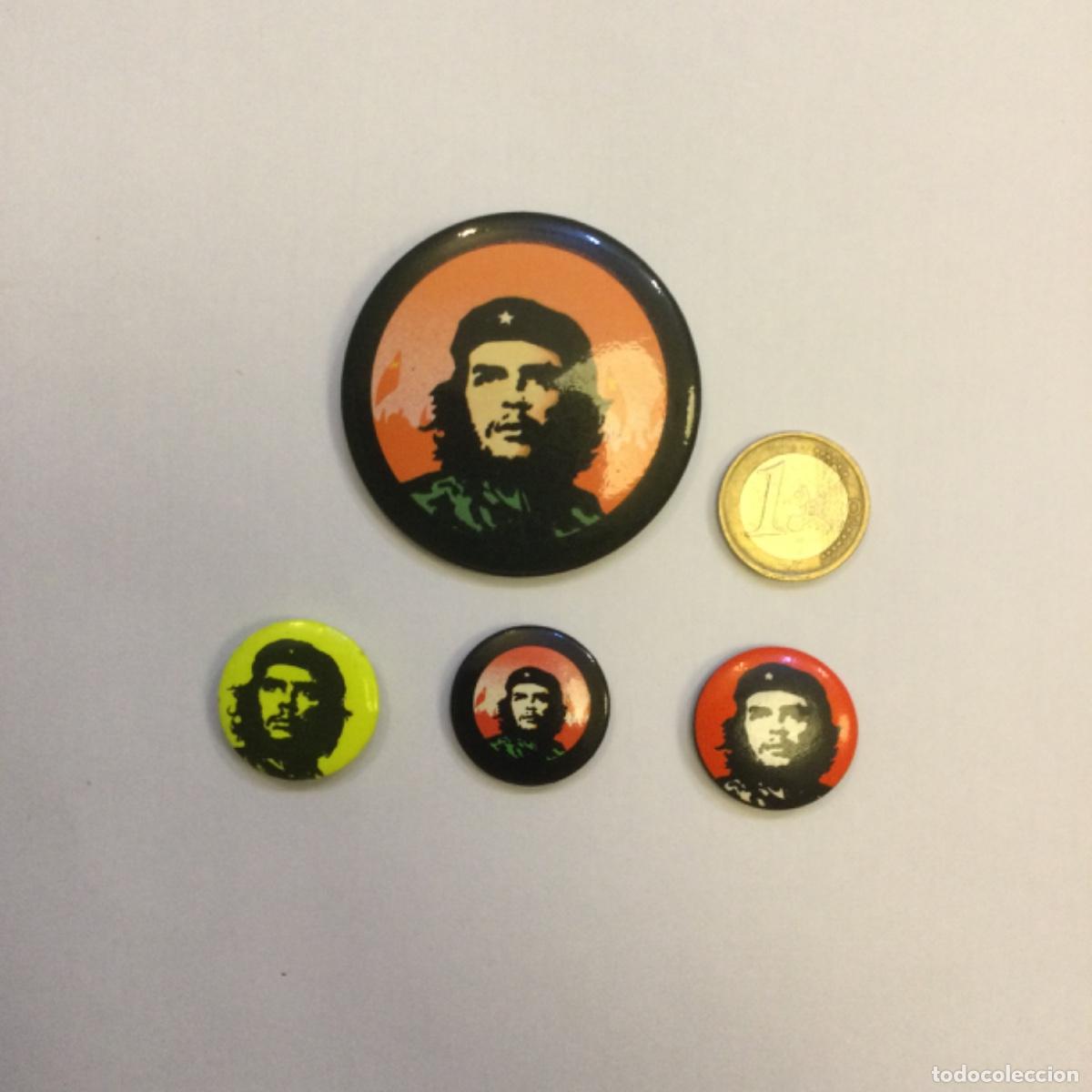 Pins de colecci&oacute;n: Chapas met&aacute;licas del Che Guevara. Antiguas.