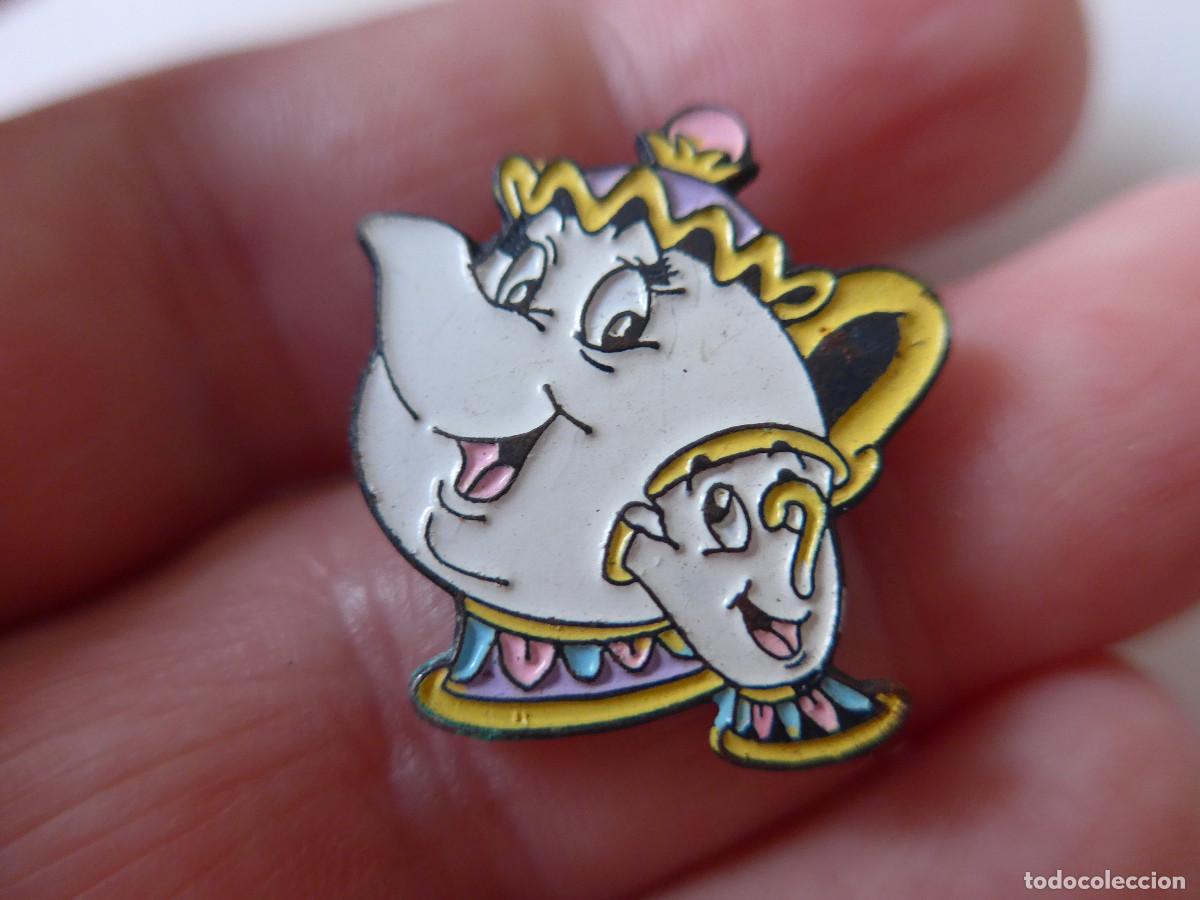 Pins de colecci&oacute;n: PIN CAFETERA TETERA LA BELLA Y LA BESTIA DE DISNEY