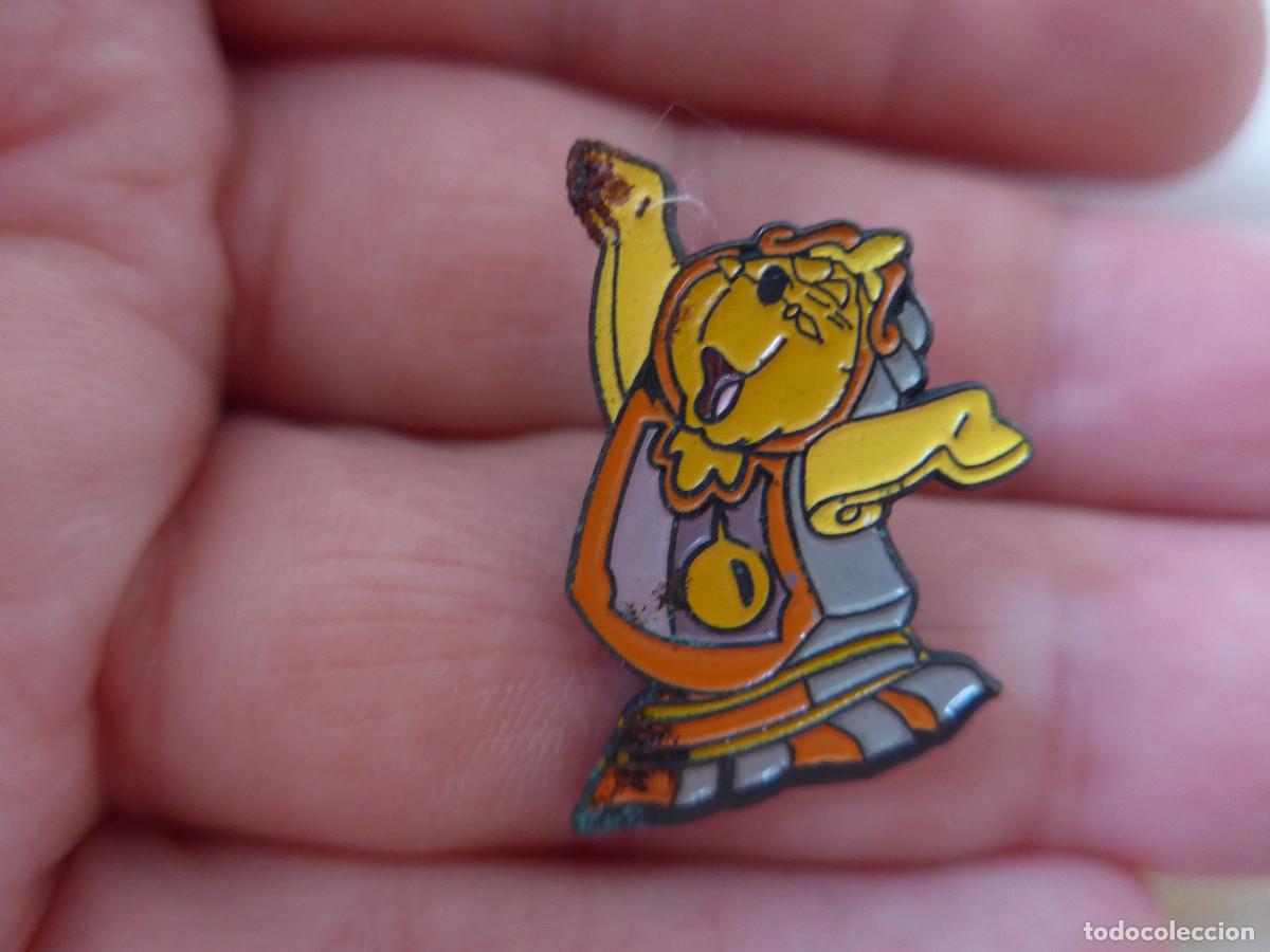 Pins de colecci&oacute;n: PIN DING DONG RELOJ LA BELLA Y LA BESTIA DISNEY