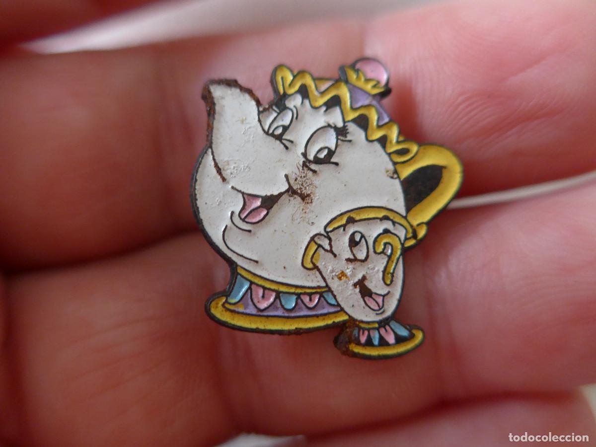 Pins de colecci&oacute;n: PIN CAFETERA TETERA LA BELLA Y LA BESTIA DE DISNEY