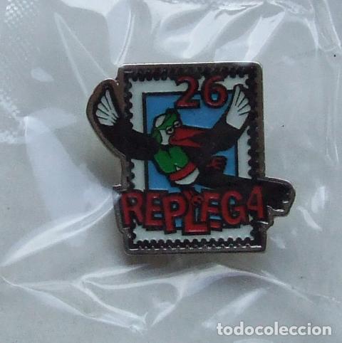 Pins de colecci&oacute;n: PIN CONMEMORATIVO FERIA COLECCIONISMO REPLEGA 2026 MONZON HUESCA