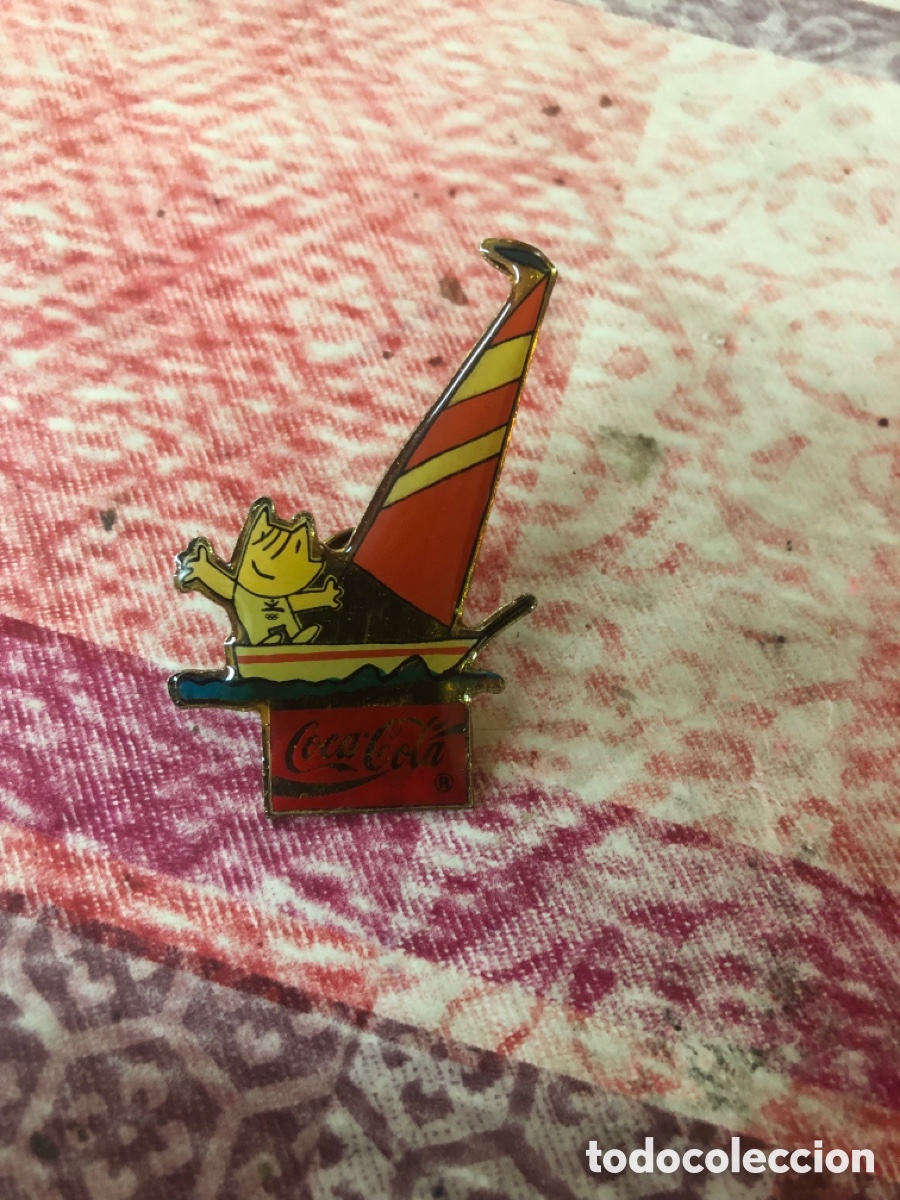 Pins de colecci&oacute;n: Pin Coby de Coca-Cola - Olimipadas Barcelona 92