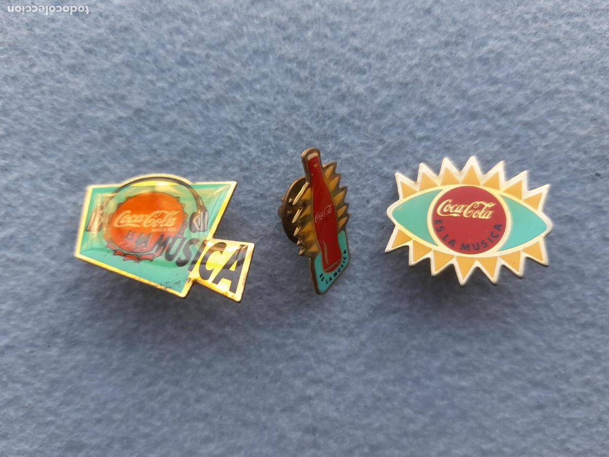 Pins e Spille di collezione: Coca-Cola. Lote de 3 Pins.