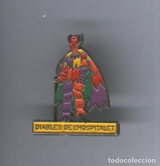 Pins de colecci&oacute;n: Pins metal: Diables de L,Hospitalet-Barcelona - Varios