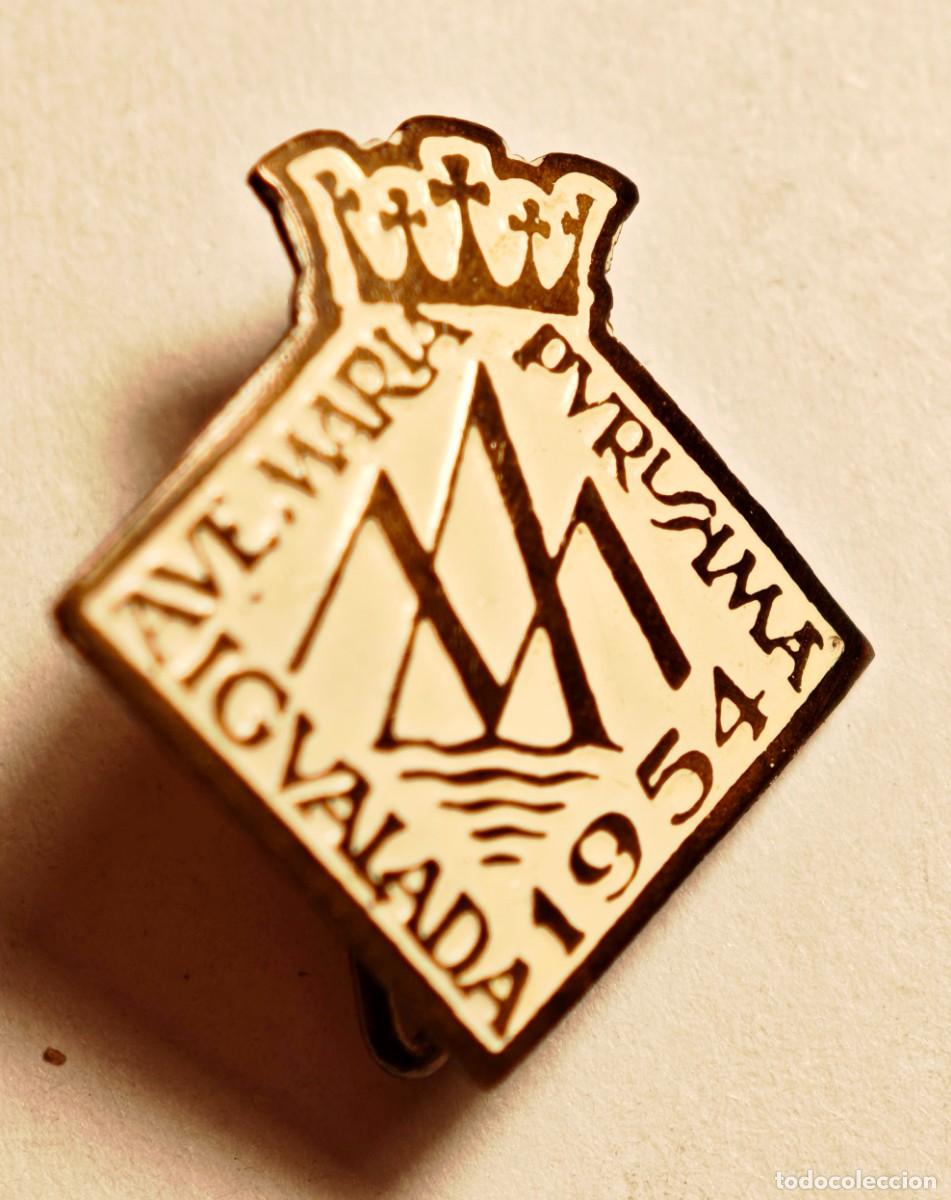 Pins de colecci&oacute;n: IGUALADA - PIN AVE MARIA