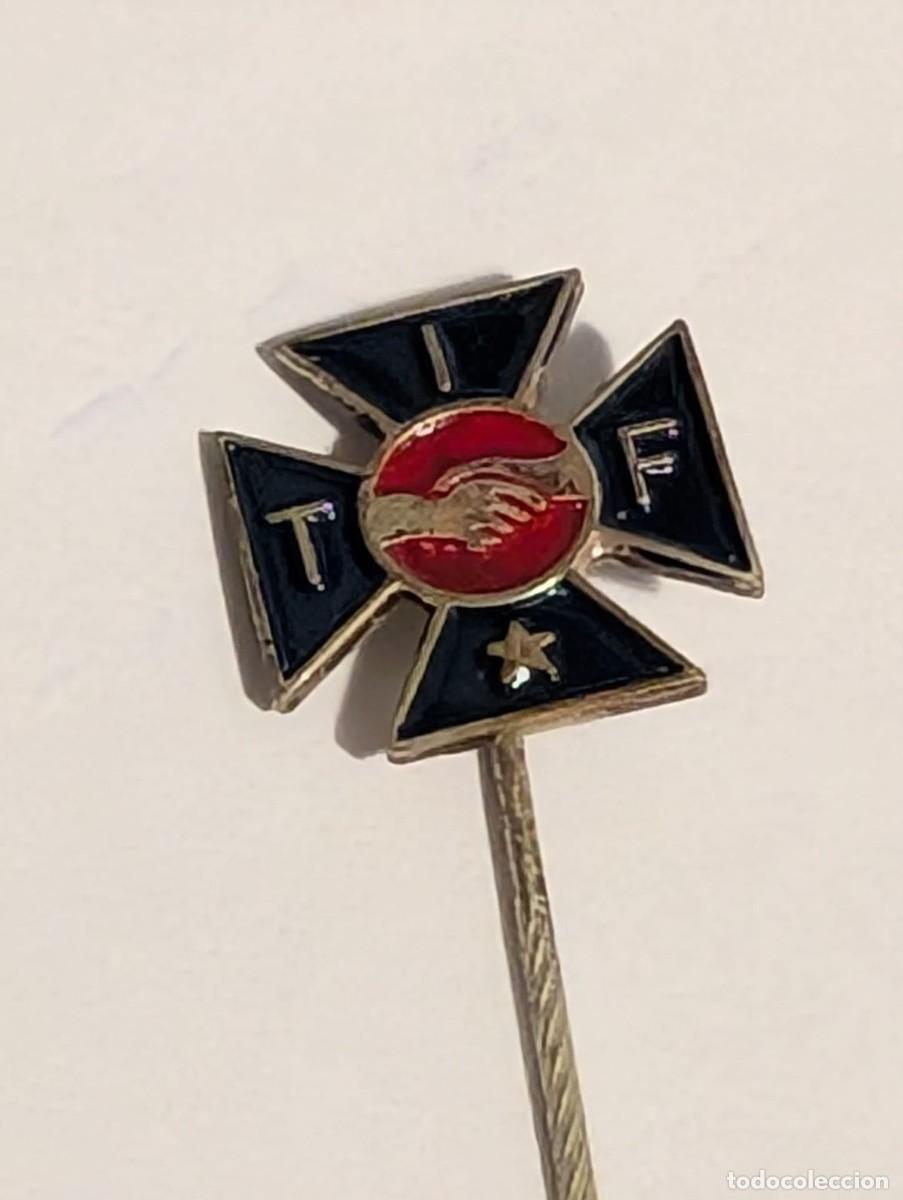 Pins de colecci&oacute;n: Alfiler Solapa ITF (A&ntilde;os 20-40) Insignia Hist&oacute;rica