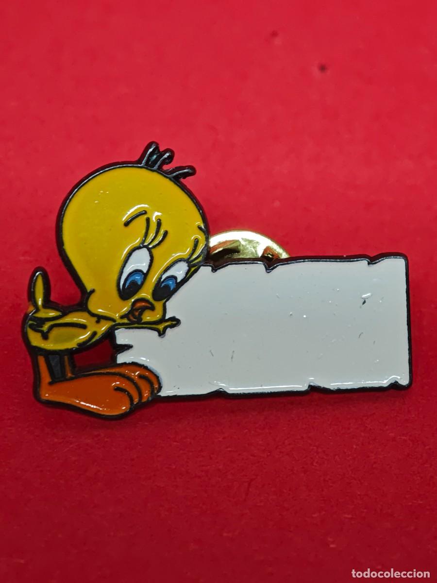 Pins de colecci&oacute;n: PIN PIOLIN MENSAJE WARNER BROS MARCA SEDESMA A&Ntilde;OS 90