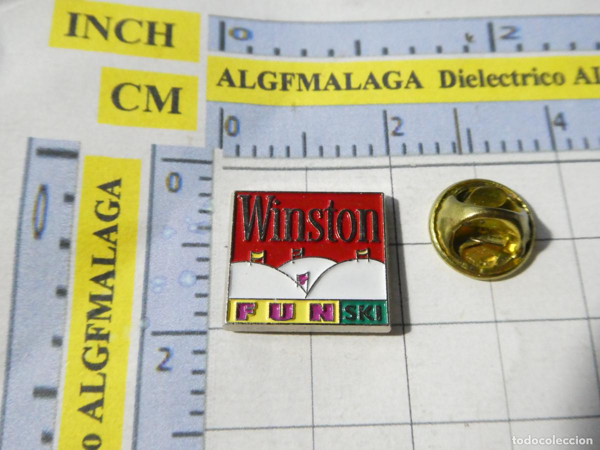 Pins de colecci&oacute;n: PIN DE TABACO DEPORTES. WINSTON FUN SKI