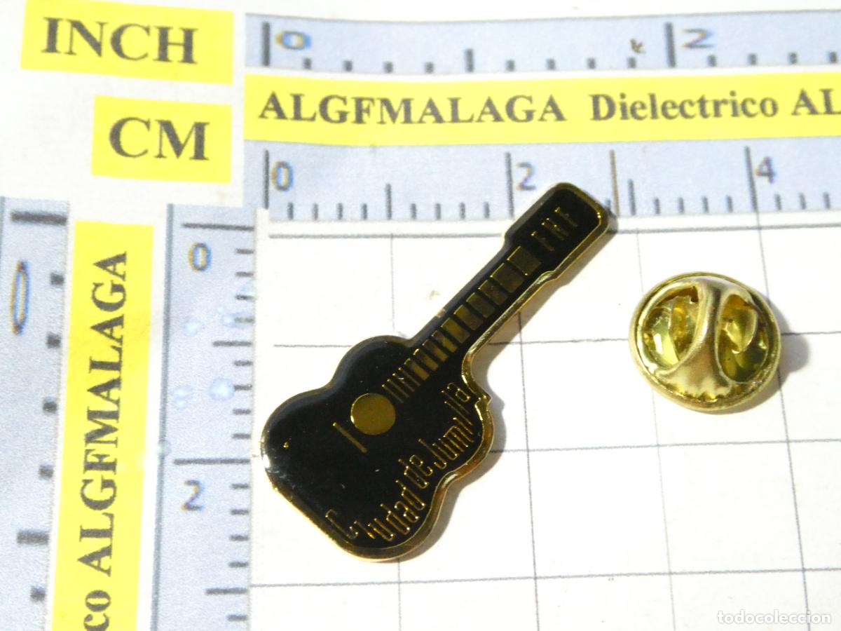 Pins de colecci&oacute;n: PIN DE M&Uacute;SICA. INSTRUMENTOS MUSICALES. CERTAMEN FLAMENCO CIUDAD DE JUMILLA, MURCIA