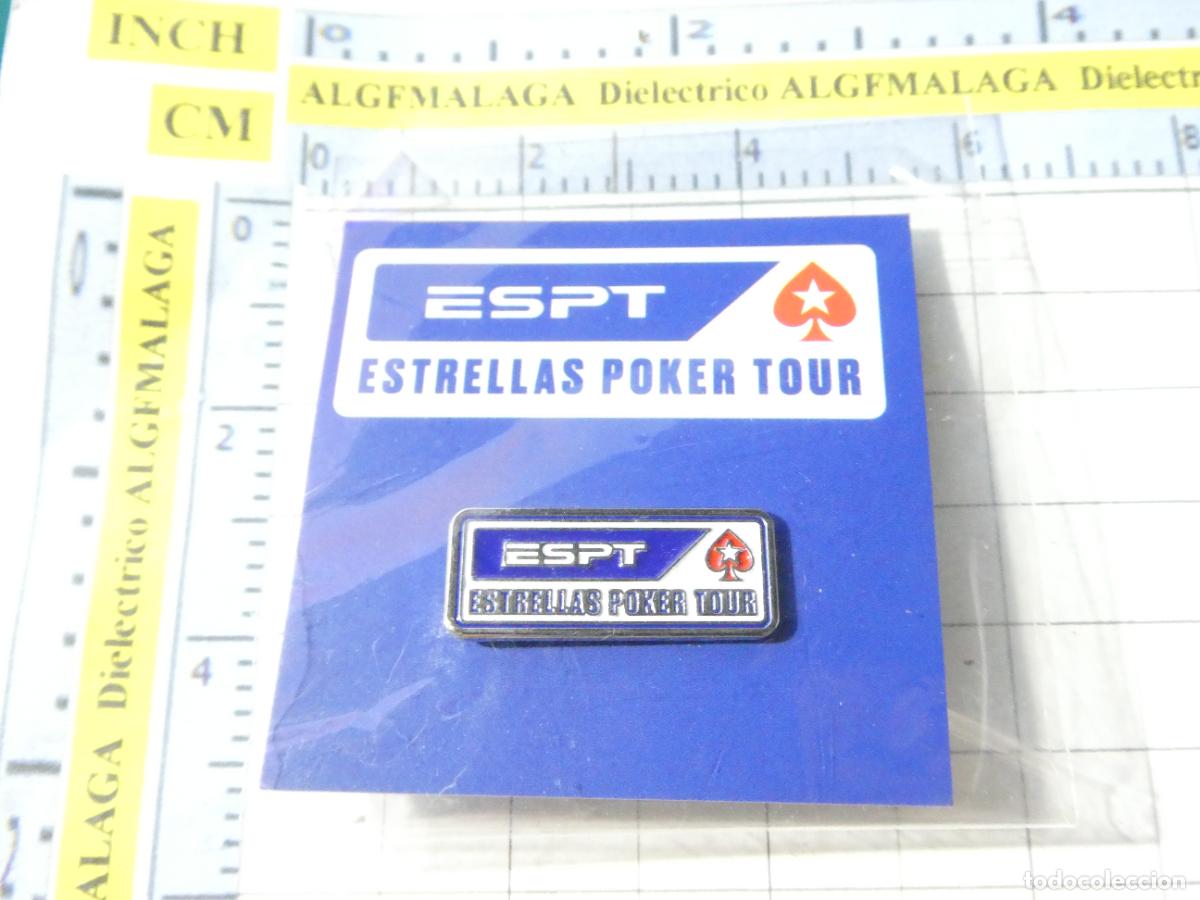 Pins de colecci&oacute;n: PIN ESPT ESTRELLAS POKER TOUR. CARTAS JUEGOS