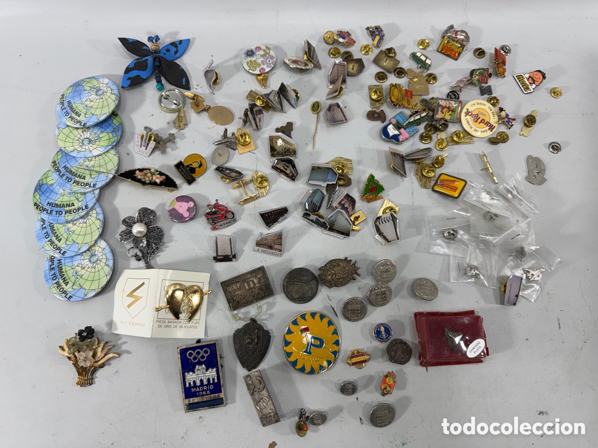 Pins e Spille di collezione: Lote de antiguas insignias, medallas y pins deportivos &ndash; Ol&iacute;mpicos &ndash; Espa&ntilde;a a&ntilde;os 50/60