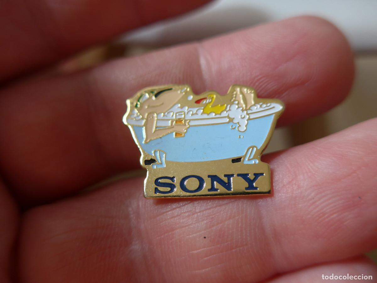 Pins de colecci&oacute;n: PIN PUBLICIDAD DE SONY - Foto 2