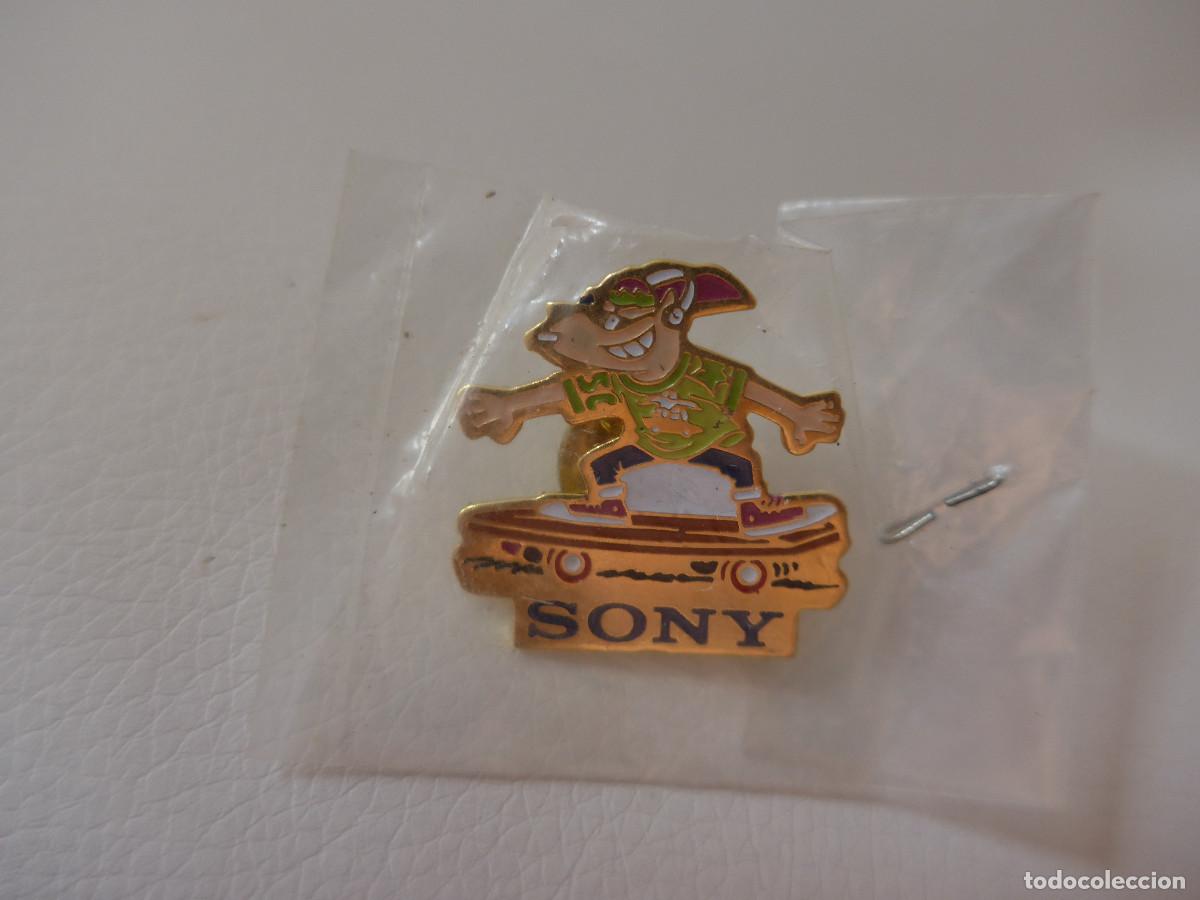 Pins de colecci&oacute;n: PIN PUBLICIDAD DE SONY - Foto 1