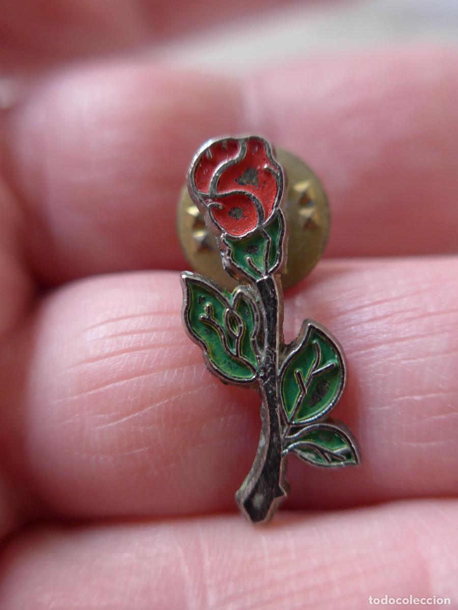 Pins de colecci&oacute;n: PIN ROSA ROJA DE SANT JORDI