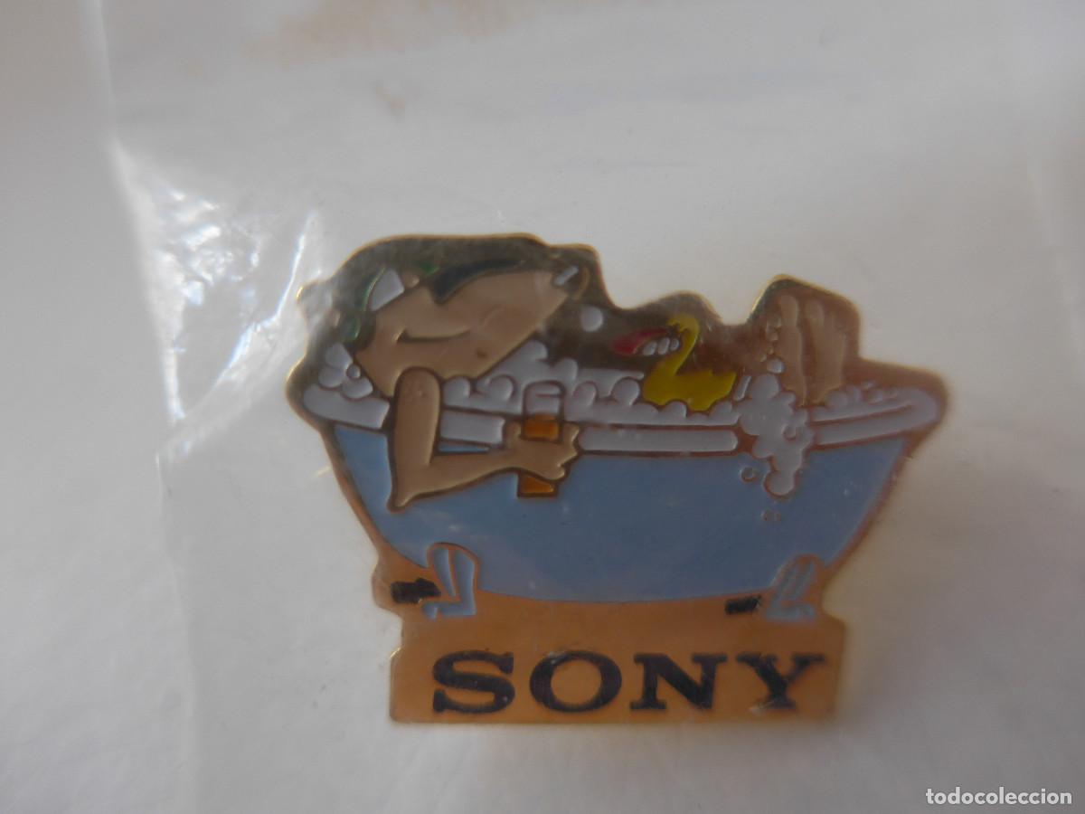 Pins de colecci&oacute;n: PIN PUBLICIDAD DE SONY - Foto 2