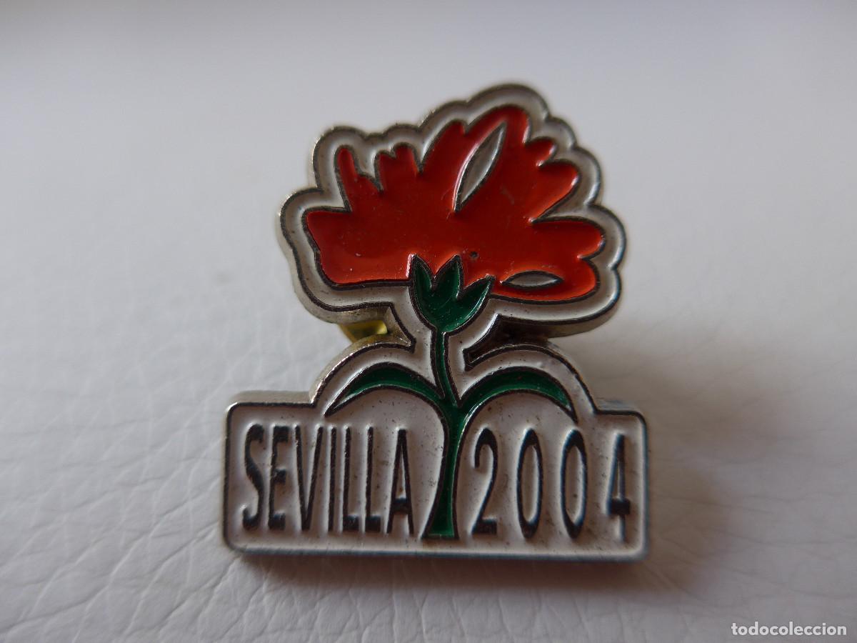 Pins de colecci&oacute;n: PIN CANDIDATURA JJOO SEVILLA 2004