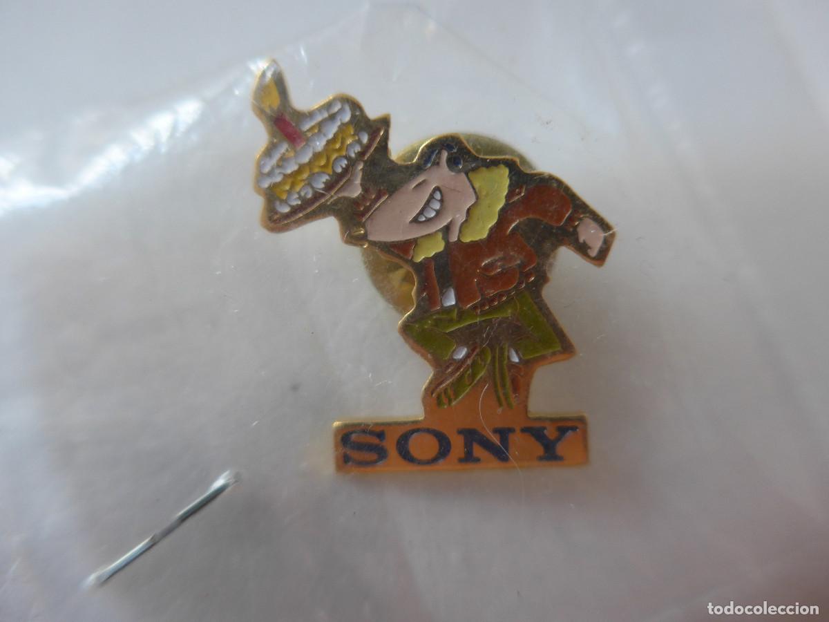 Pins de colecci&oacute;n: PIN PUBLICIDAD DE SONY - Foto 1