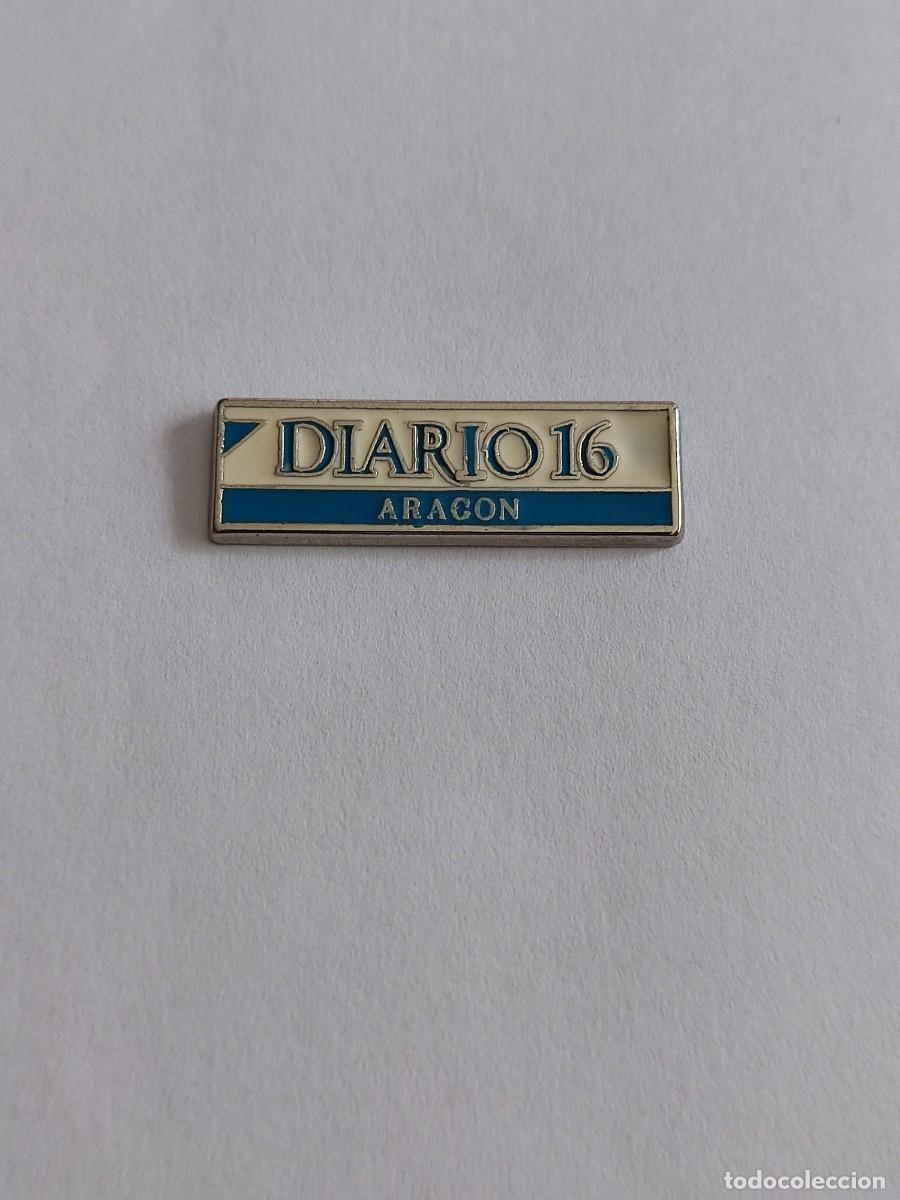 Pins de colecci&oacute;n: ANTIGUO PIN DEL DIARIO 16 DE ARAGON