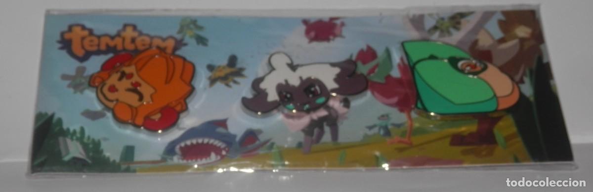 Pins de colecci&oacute;n: SERIE DE 3 PIN'S DE LO VIDEOJUEGO TEMTEM