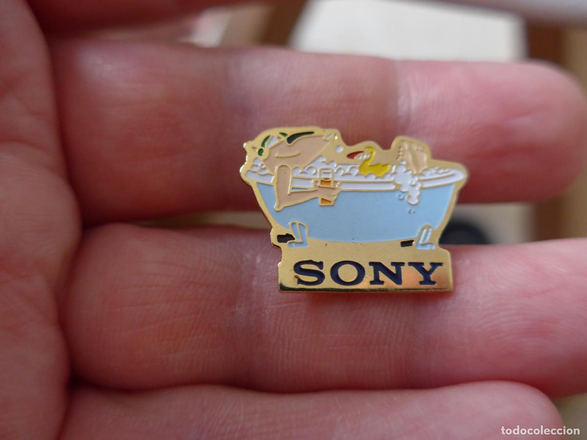 Pins de colecci&oacute;n: PIN PUBLICIDAD DE SONY - Foto 1