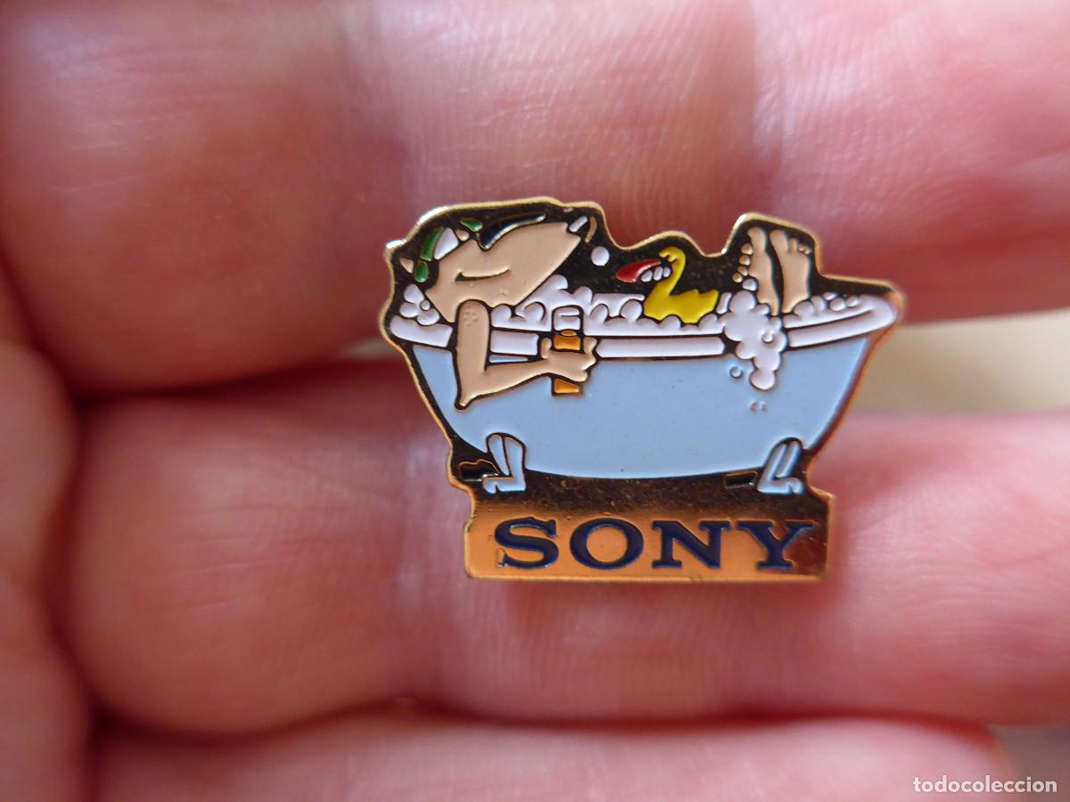 Pins de colecci&oacute;n: PIN PUBLICIDAD DE SONY - Foto 2