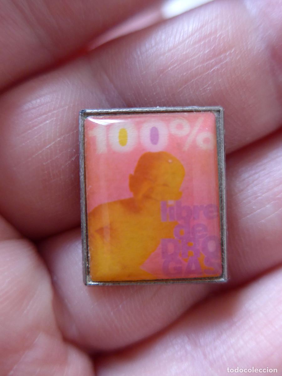 Pins de colecci&oacute;n: PIN 100% LIBRE DE DROGAS