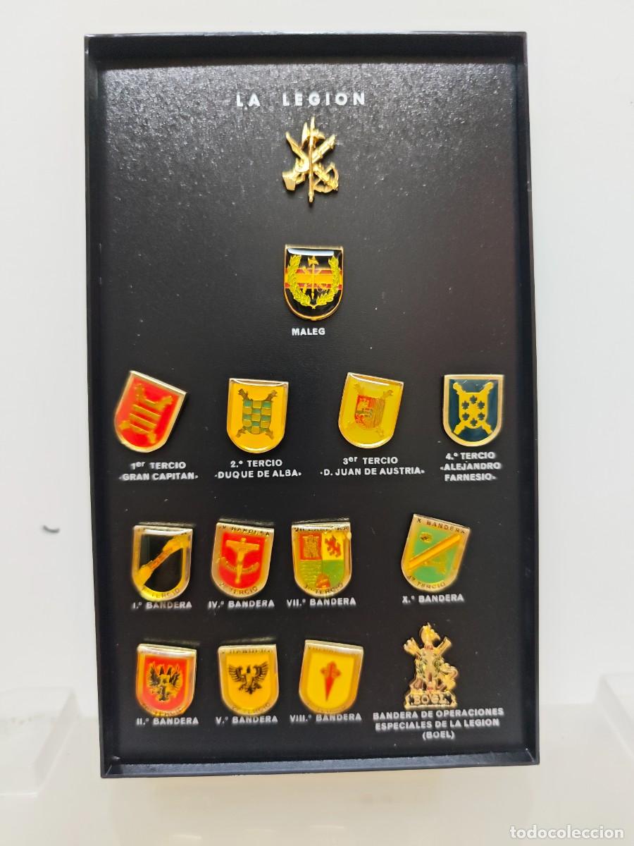 Pins de colecci&oacute;n: COLECCI&Oacute;N DE PIN DE LA LEGION BANDERAS TOTAL 13 PINS