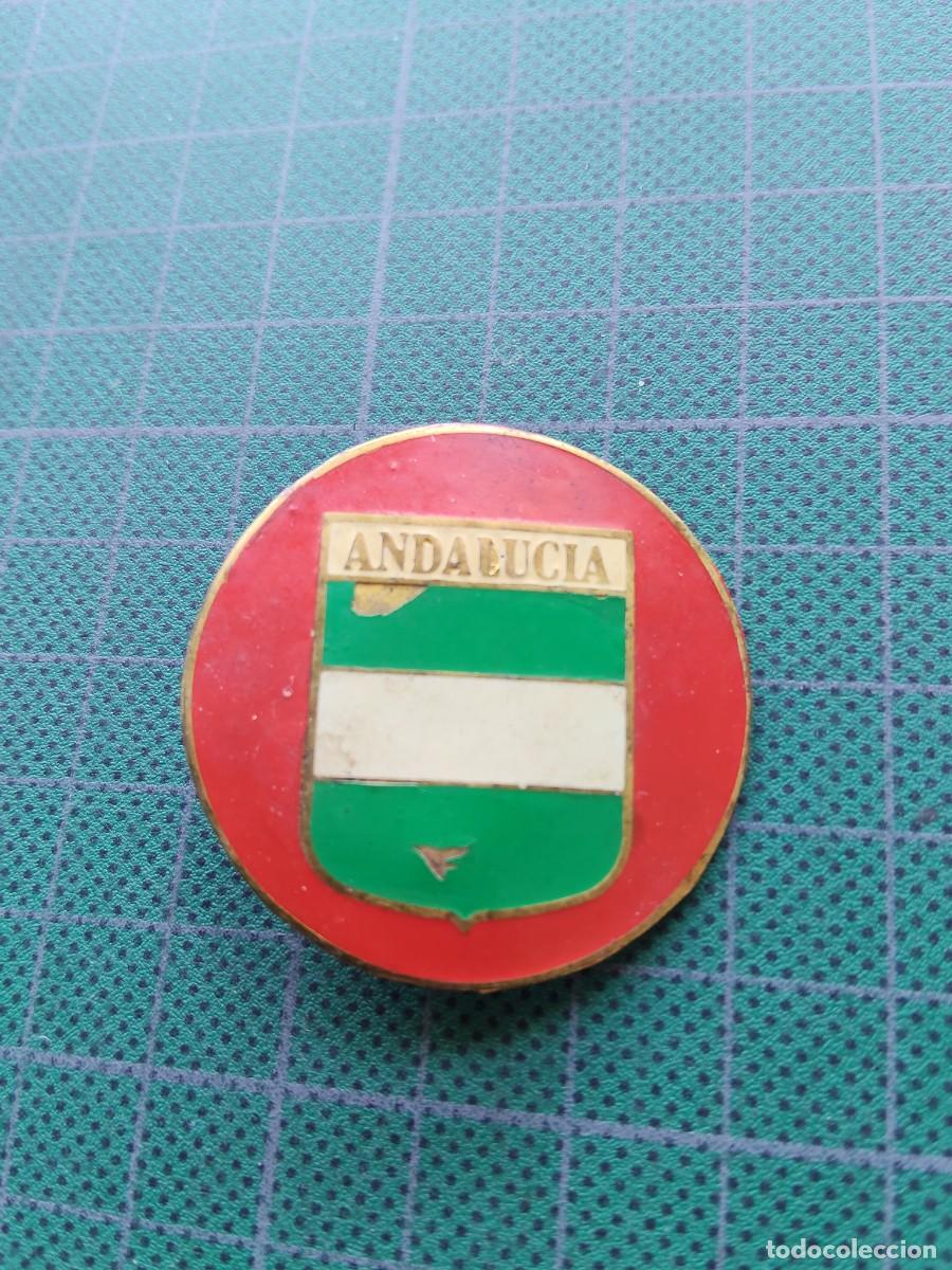 Sammlung von Pins: CHAPA PECHO: BANDERA ANDALUCIA - ESMALTADA ANTIGUA