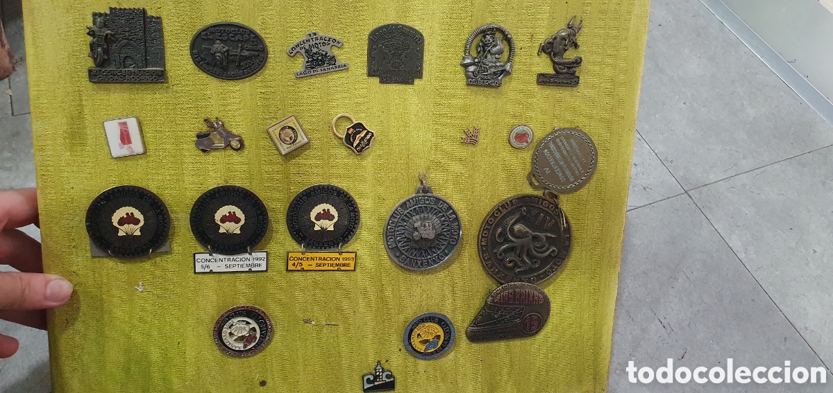 Sammlung von Pins: Lote de insignias motos. Galicia. (L140)