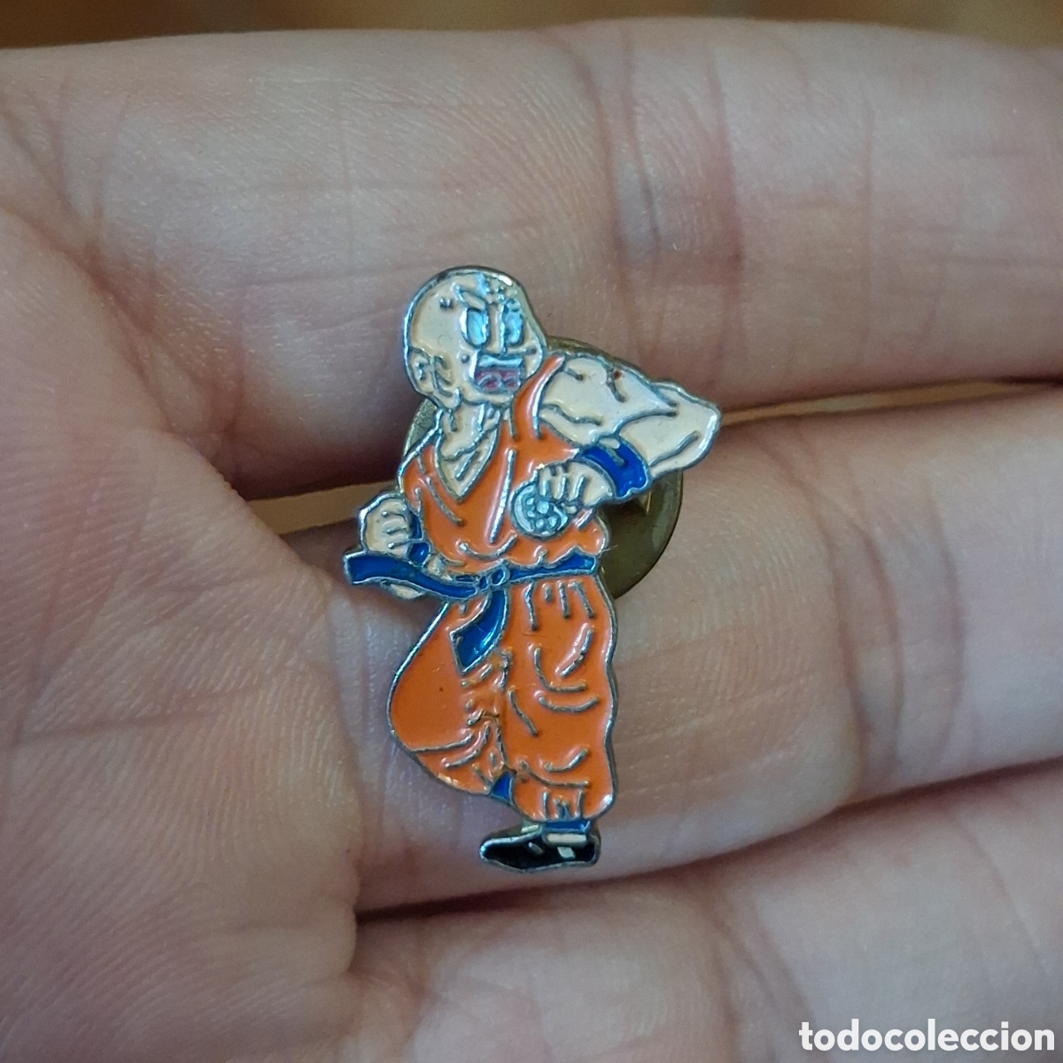 Sammlung von Pins: Pin DRAGON BALL Krillin Krilin original TOEI ANIMATION 1989