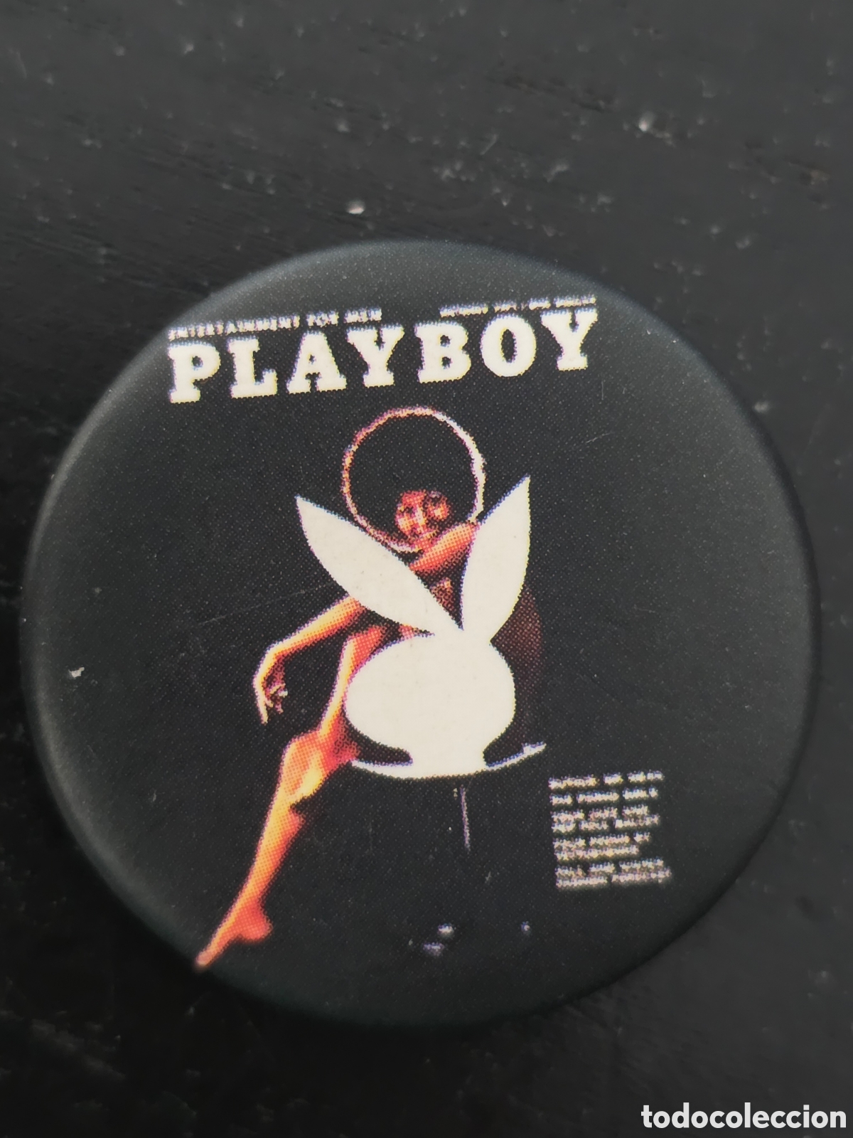 Collection pins: VIEJA CHAPA 38mm..PLAYBOY