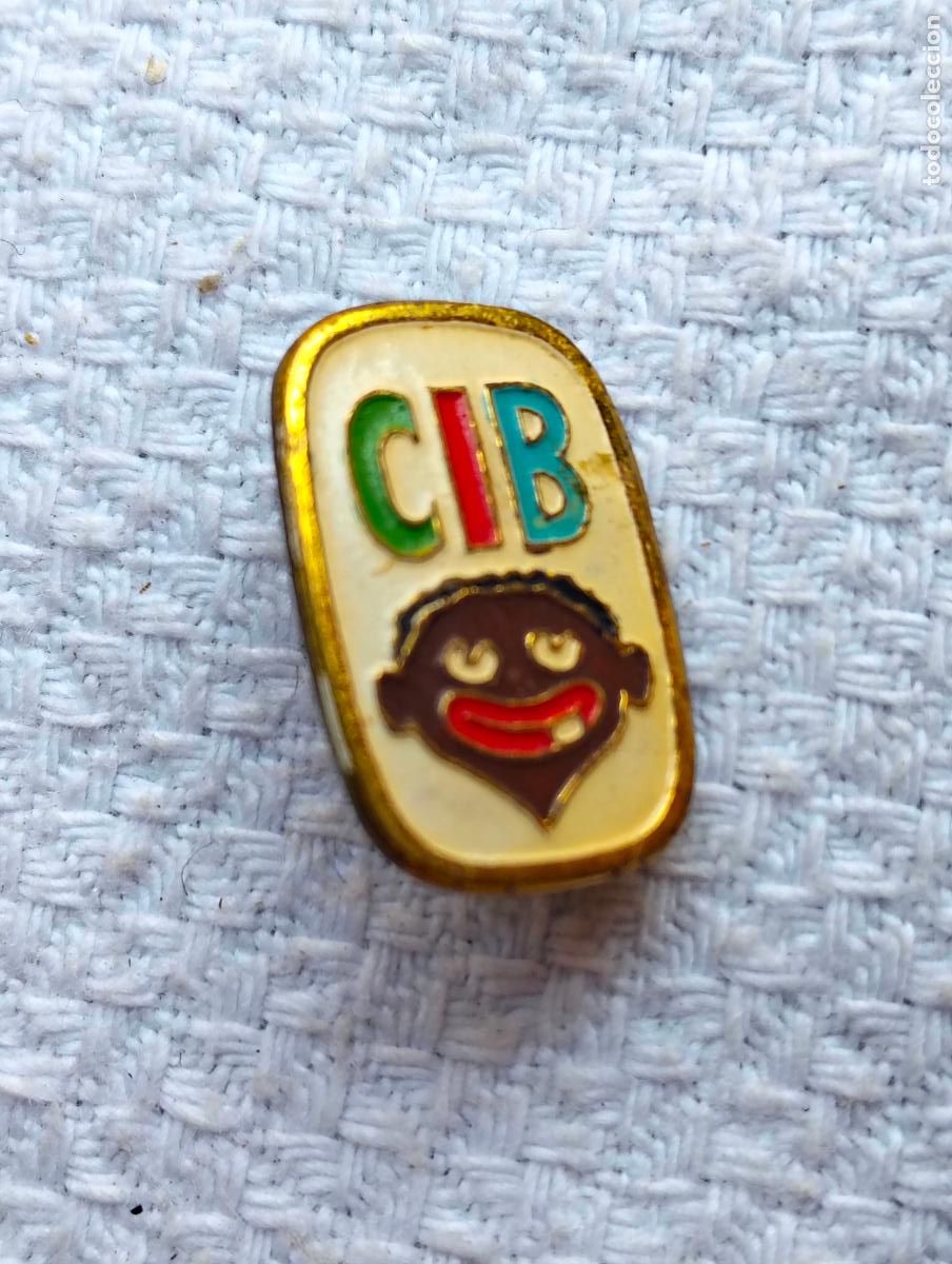 Collection pins: Pin antiguo broche insignia batanga cib club infantil ni&ntilde;o negro negrito