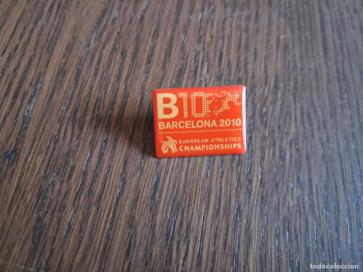 Pins de colecci&oacute;n: pin de metal, Barcelona 2010 Campeonato Europa Atletismo