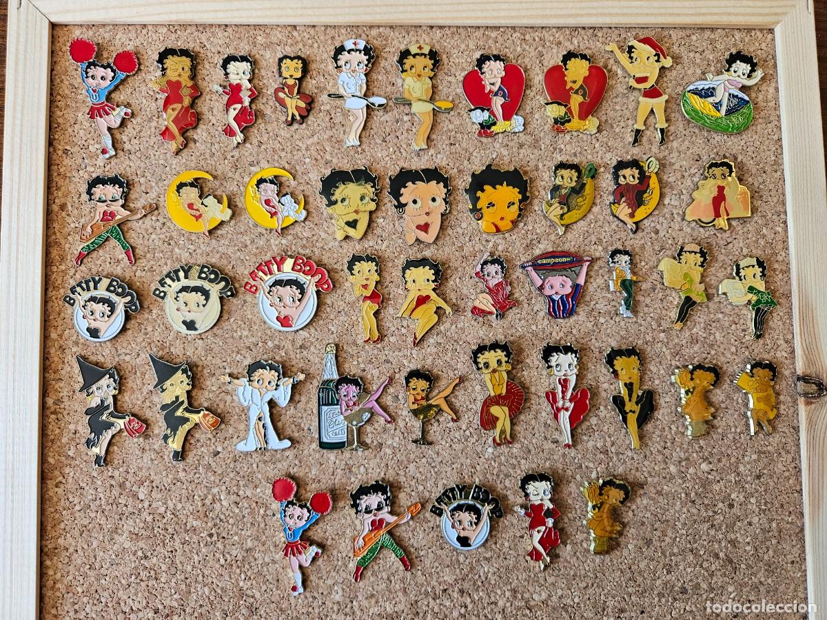 Pins de colecci&oacute;n: Pins de Betty Boop lote de pines a&ntilde;os 90