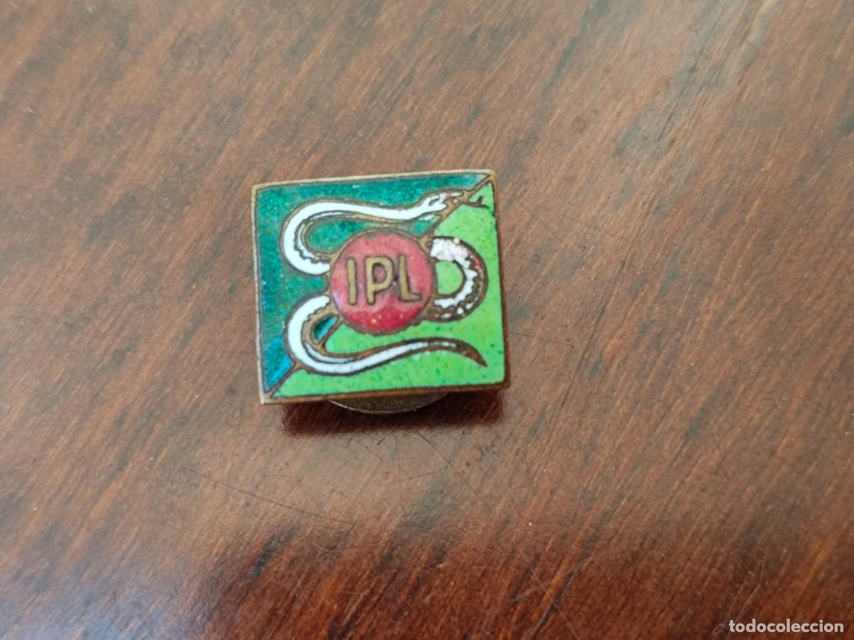 Pin's de collection: Antigua Insignia IPL. F&aacute;brica Marques & Rebord&atilde;o, Portugal.