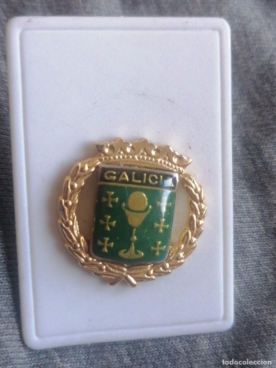 Pins de colecci&oacute;n: Pin con escudo her&aacute;ldico de Galicia
