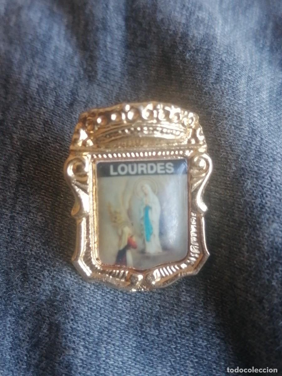 Pins de colecci&oacute;n: Pin religioso Virgen de Lourdes