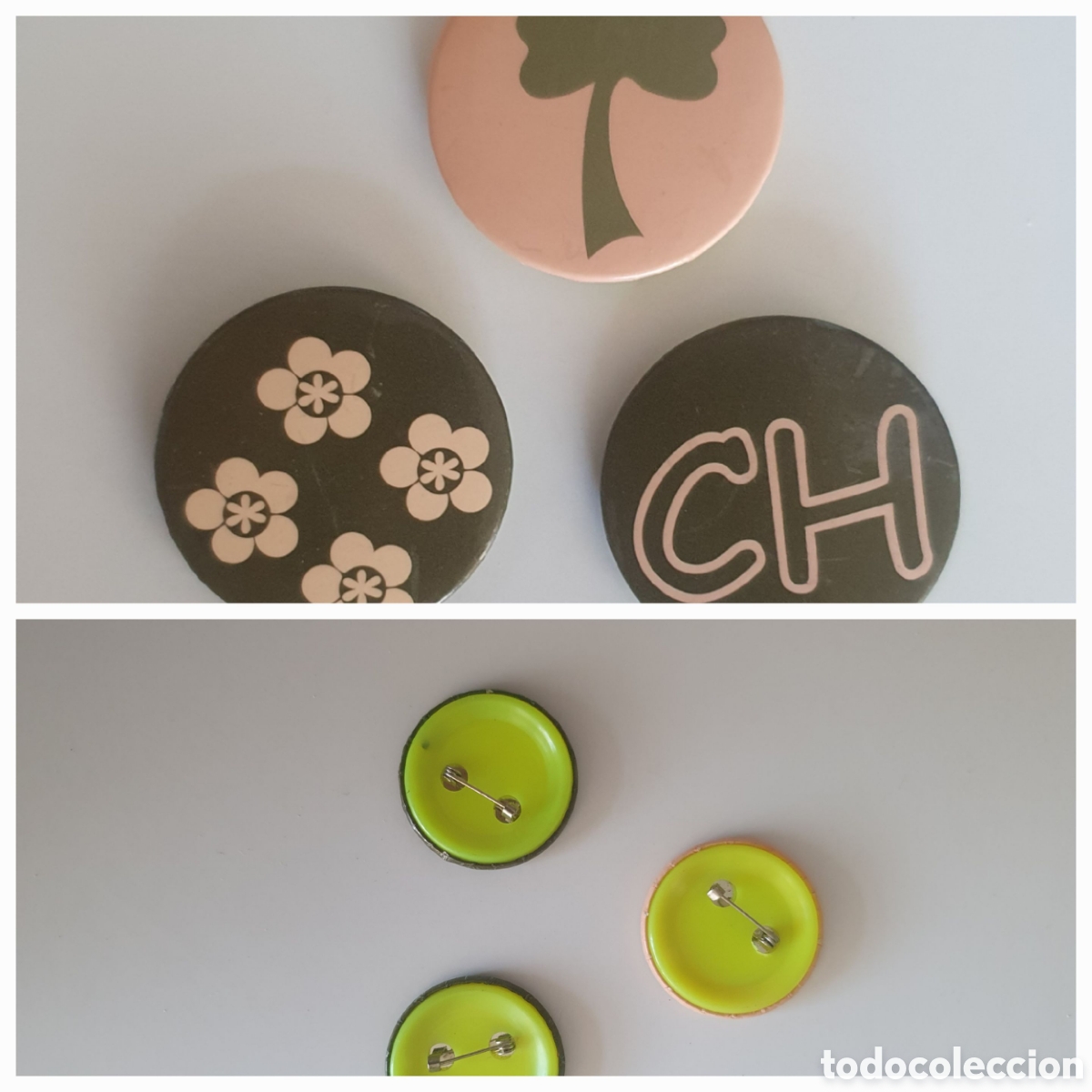 Set de 3 chapas de colecci&oacute;n
