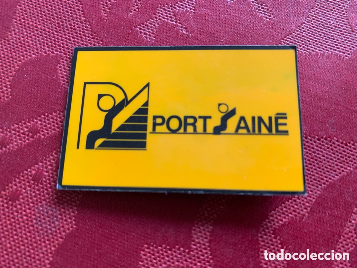 Pins de colecci&oacute;n: Portaine pin rectangular de la m&iacute;tica posta de ski de Rialp en el Pallara Sobir&agrave;