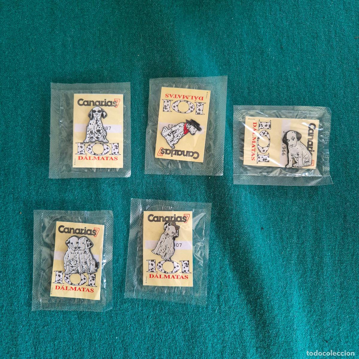 Sammlung von Pins: 5 PIN CANARIAS 7 101 DALMATAS
