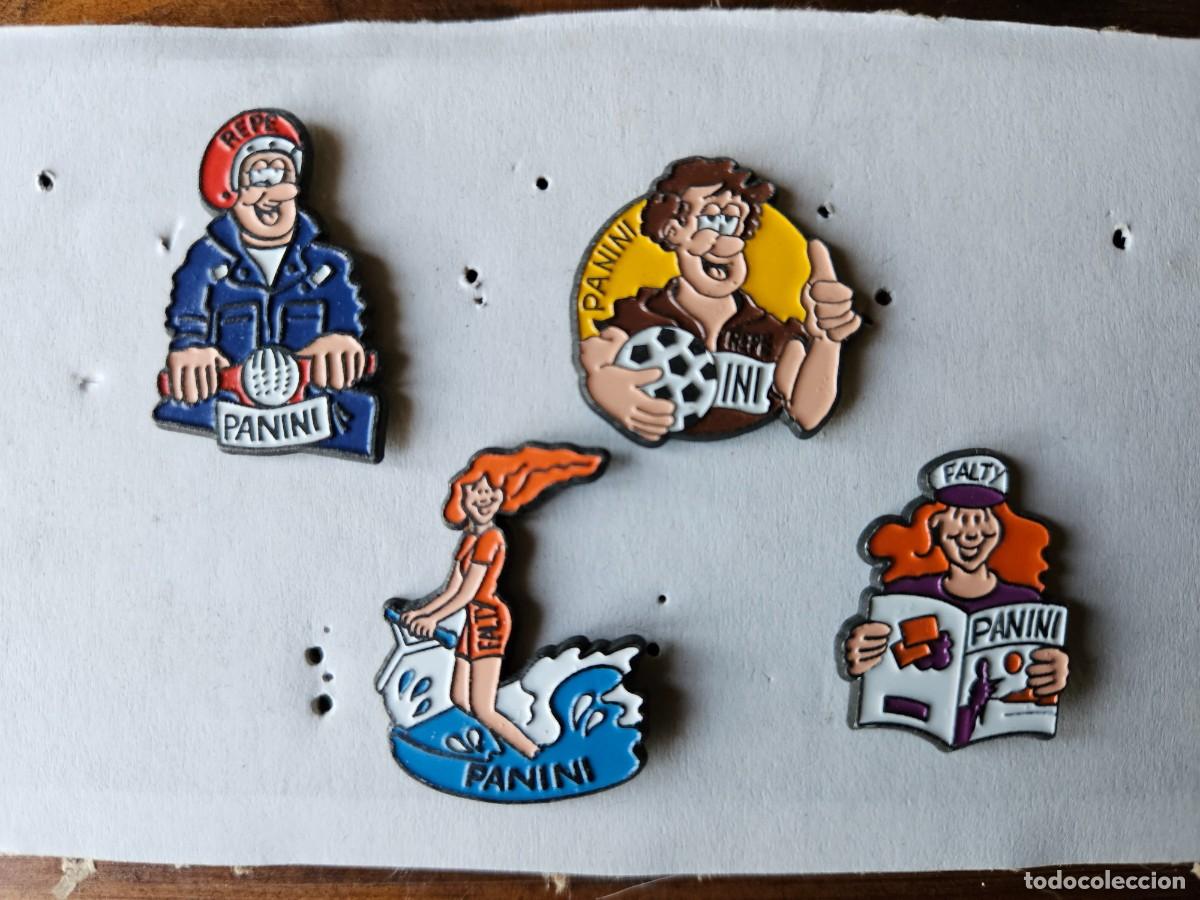 Pins de colecci&oacute;n: Pins panini a&ntilde;os 90 promocionales y casi &uacute;nicos pines pin