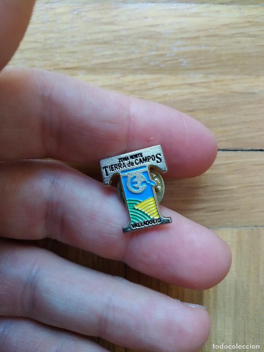 Collection pins: PIN ZONA NORTE TIERRA DE CAMPOS VALLADOLID CASTILLA Y LEON SIMBOLO &euro; EURO